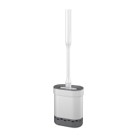Toilet brush with holder