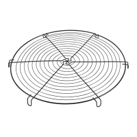 Non-stick round cake cooler Ø 32 cm