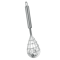 Schneebesen mit 2 Kugeln