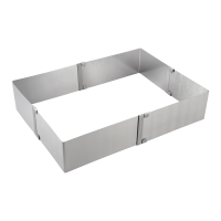 Verstellbarer Kuchenrahmen