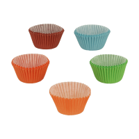 Set of 100 baking paper cups