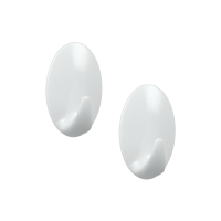 Set 2 ganci adesivi