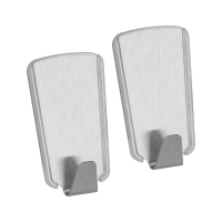 Set 2 ganci adesivi