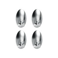 Set 4 ganci adesivi