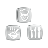 Set of 3 decorative magnets