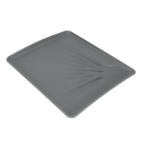 Plastic tray for dish drainers