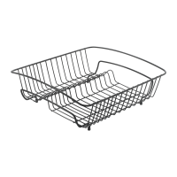 Squared dish drainer