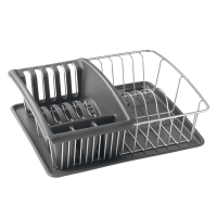 Scolapiatti con bacinella e vaschetta (3 pz)