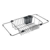 Dish drying rack over sink