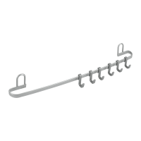 6-hook hanging bar