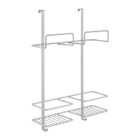 Over-the-door cleaning supplies organizer