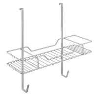 Over-the-door ironing accessories organizer