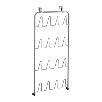 Over-the-door shoe storage solution