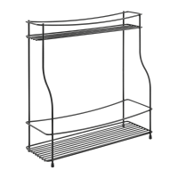 2-tier storage rack