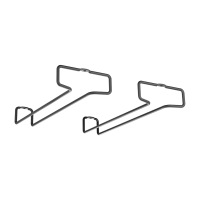 Set of 2 undershelf wine glass holder