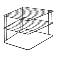 2-tier corner rack