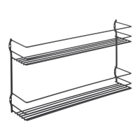 Mensola porta spezie 2 piani