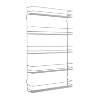 Mensola porta spezie 5 piani