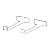 Set of 2 undershelf wine glass holder