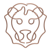 Lion shape wall hanger