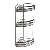 3-tier corner shelf