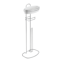 Toilet paper holder with dispenser