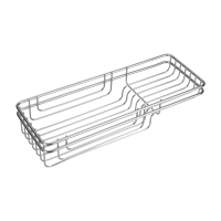 Mensola rettangolare con portasapone