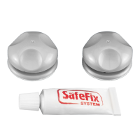 Set 2 elementi di fissaggio con SAFEFIX
