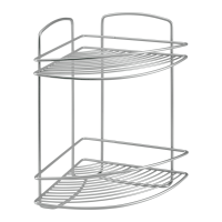 Mensola angolare 2 piani